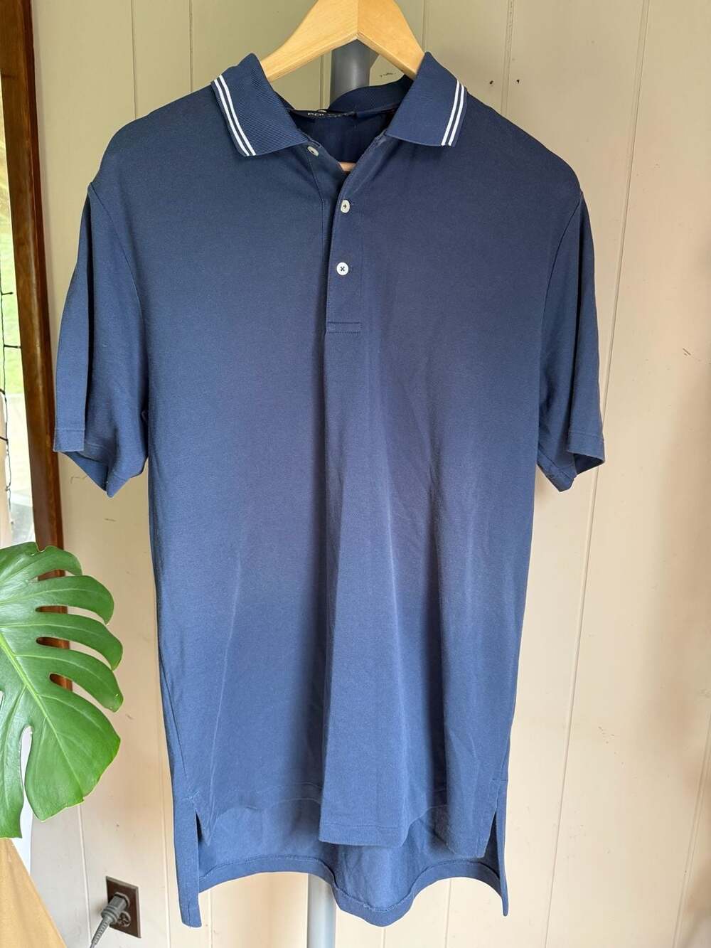 Polo Golf Ralph Lauren Performance Pima Cotton Blend Tipped Polo Shirt